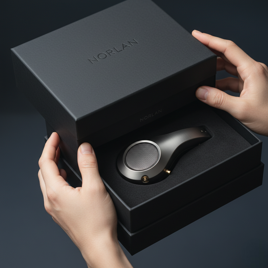 Norlan brand identity and typography system