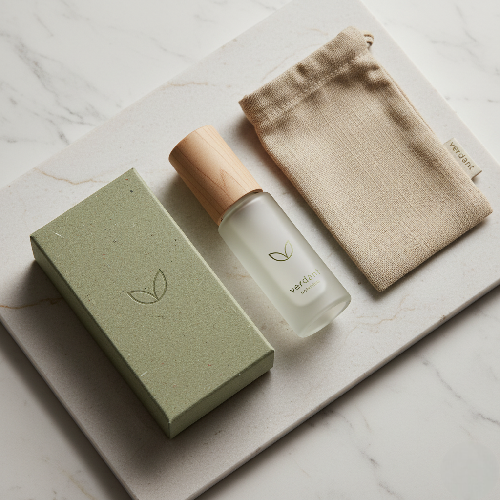 Verdant packaging design details